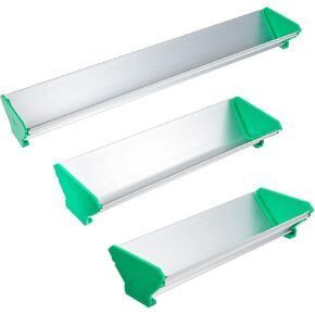 3 Pcs 8'' 10'' 16'' Dual Edge Aluminum Emulsion Scoop Coater for Silk Screen Printing Coating Tool - 3 Sizes