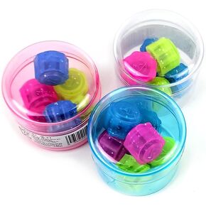 KOREAC_ Korean Traditional Play Game 6PCS (3 Sets) Gonggi Jack Stone Pebbles Set w/Round Case
