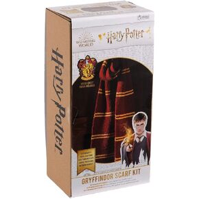 Hero Collector Eaglemoss Hogwarts Gryffindor House Scarf | Harry Potter Wizarding World Knitting Kits | Model Replica