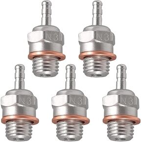 5Packs RC Glow Plugs 70117#3 N3 Hot Spark Nitro Engine Parts Replace OS 8 for Redcat Kyosho HSP HPI 1/8 1/10 Scale RC Car Truck Buggy