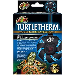 DBDPet 's Bundle with Zoomed Turtletherm - Automatic Preset Aquatic Turtle Heater (100w & Up to 30 Gallons) & Includes Pro-Tip Guide