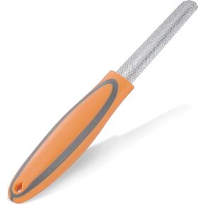 Dog Nail File, Pet Nail Filer for Smooth and Shape All Toenail Types, Polish Off Rough Edges, Remove Burs for Outdoor & Indoor Dog, Cat, Puppy, Kitten, Bird, Durable Metal Nail Grooming Tool
