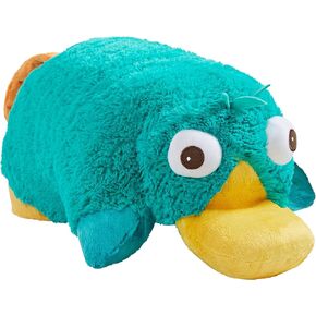 Disney Perry the Platypus Pillow Pet - 16" Authentic Perry, Folding Plush Stuffed Animal Toy