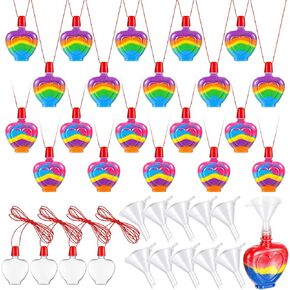 100 PCS HEART SAND ART BOTTLE NCELLOCES SAND FOR KIDS DIY ART ACTICTION GROUP شملت 10 أجهزة كمبيوتر صغيرة من مسارات صغيرة من البلاستيك المصغرة in Kuwait