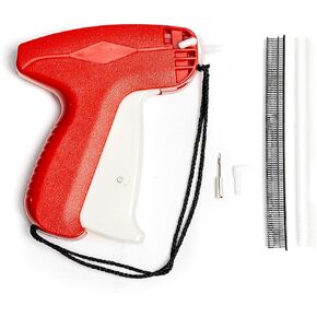 Mini Stitch Gun for Clothes, Tag Gun for Clothes, Stitchy Quick Clothing Fixer, Quick Stitch Sewing Gun, Includes 2 Needle,1000 Black & 1000 White Micro Fasteners(5 mm)