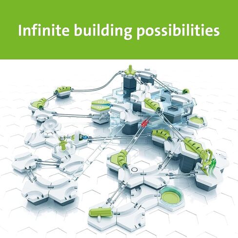 Ravensburger - Gravitrax - STARTER Set Race - 26287 - STEM Building Set - 180 قطعة - دوائر الكرة الإبداعية - الأعمار 8+ - النسخة الفرنسية in Saudi Arabia