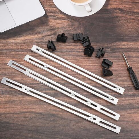 13pcs File Cabinet Rails Set, 4 Adjustable File Cabinet Rails and 8 Hanging File Rail Clips 1 Phillips Screwdriver Cabinet Dividers File Bars Hanging File Folder Frame for School Office in Saudi Arabia