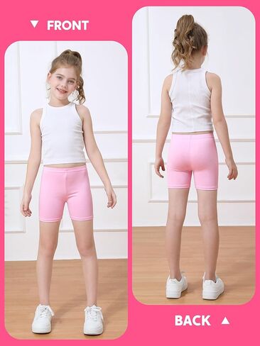 Ruisita 6 قطع من شورتات الدراجة للفتيات شورتات الرقص المسامية، شورتات الملعب، شورتات السلامة، شورتات اليوغا in Kuwait