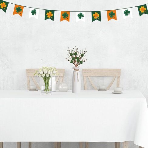 16 بوصة سانت باتريك يختار ، غرين البرسيم بيري ينبع فروع ، شامروك لزخارف عيد القديسباتريك ، 6 عبوات in Kuwait