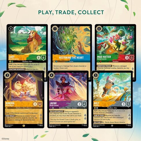 Ravensburger Disney Lorcana TCG: Archazia's Island Singleler Starter Deck - Amethyst & Steel | إشراك اللعب | أكثر من 200 أعمال فنية ديزني الأصلية | مثالي للأعمار 8+ in Saudi Arabia