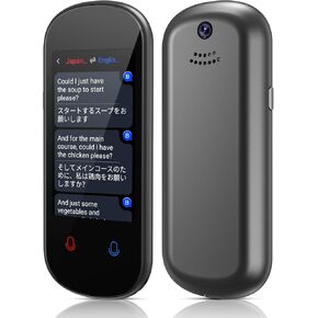 Language Translator Device No WiFi Needed, 138 Languages Two Way Real-Time Voice Translation with 3"HD Touch Screen, Instant Translator Support Offline/Recording/Photo Translation for Travel Business