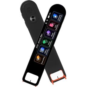 Translation Pen, 3.71" Scan Reader Pen with 142 Language, OCR Digital Translator Pen, Photo Translation, lapiz traductor de idiomas, Pen Translator for Study Travel Business (Black)