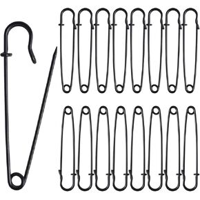Large Safety Pins Heavy Duty - 4" Oversized Safety Pins,16PCS Jumbo Safety Pins for Laundry, Blanket, Crafts, Outdoor - Big Safety Pins