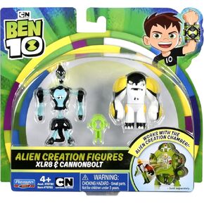 Ben 10 Alien Creation Figures - XLR8 & Cannonbolt