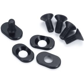 Aluminum Alloy RC Car Motor Mount Washer Metal Fixed Motor Seat Reinforcement for Tra-xxas 1/8 4WD Sledge Monster Truck, Fixing Motor Base Reinforcement Upgrade Replacement Parts