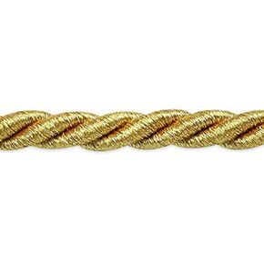 Trims by the Yard Noel 1/4" Twisted Cord Trim, Metallic Gold (5 Yard Cut)