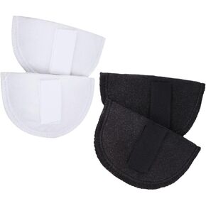 COHEALI 2 Pairs Set-in Shoulder Pad Sewing Foam Pad Suit Shoulder Mat Replacements Sponge Pad Anti-Slip Shoulder Enhancer Padded for Blazer Suit Coat Jacket Clothes