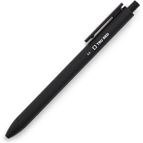 Staples tru Red Red Retractable Quick Gry Gel Point Point 0.5mm BLK Dozen in Kuwait