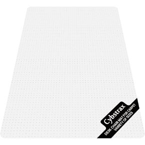 Office Chair Mat for Carpet Floor, 0.1" Thick 48" x 40" Heavy Duty Computer Chair Mats for Low Pile Carpet, Transparent Carpet Protector Floor Mats for Home (Rectangular)