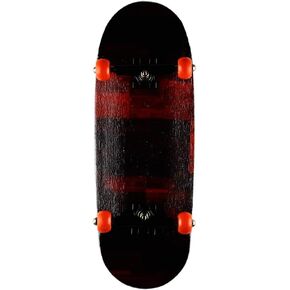 Fingerboard Complete (NW8.0 360flip Deck) + NW 2.0 PRO 34mm King Trucks + Fingerbird 2.0 No Logo Spherical Wheels (100x34mm Bomboo Wooden) Dignified Red