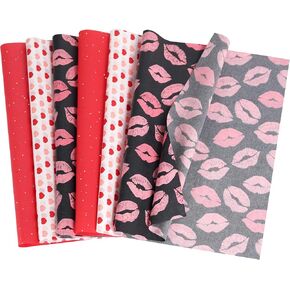 Bobobag 90 Sheets Valentine's Day Tissue Paper for Gift Bags, 20"X14" Red Heart Lip Various Designs Gift Wrapping Paper for Valentine's Day Wedding Party Art Decoration