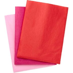 Hallmark Fuchsia, Red and Pink Bulk Tissue Paper for Gift Wrapping (120 Sheets) for Gift Bags, Mother's Day, Bridal Showers, Valentine's Day, Holidays