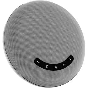 TIBURN PowerConf Conference Speaker Grey Portable Speaker HQ Mic Speaker with Microphone Bluetooth Speaker 360 Voice Pickup 5.0 USB Bluetooth Speakerphone Compatible with Microphone