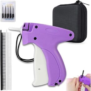 AbriMshCalme-Tagging Gun Kit Stitch Clothing tag Clothes Micro Tool Tags Sewing Machine Fasteners Price Needle Tagger Stapler Guns Black Stitcher Fabric Quick