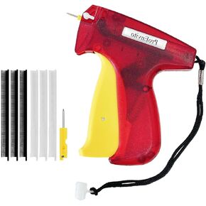 Mini Stitch Gun Kit, Tagging Gun for Clothing, Handheld Stitch Gun Quick Clothing Fixer Sewing Quilting Hemming Quick Stitch Sewing Gun with 2 Needles, 1500 Black & 1500 White Micro Fasteners