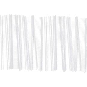 uxcell 2500Pcs Mini Stitch Gun Fasteners, 15mm/0.59" Micro Fasteners Stitch Gun Refill Quick Clothing Fixer for Clothing Fine Stitch Tag Gun, White