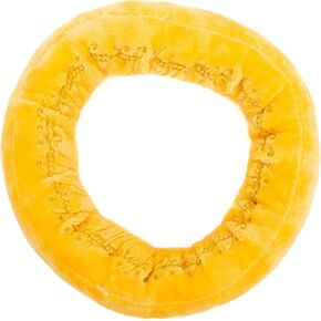 Buckle-Down The Lord of The Rings Squeaky Plush Dog Toy for Large, Medium & Small Dogs, The One Ring Golden Yellow, 2" x 7.5"
