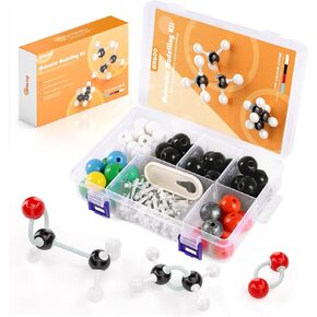 طراز MODECULAL KIT-124 PCS ، مجموعة النمذجة البصرية الجزيئية للكيمياء للتعلم العضوي ، نموذج العناصر الذرية التي تم تعيينها لفصول الكيمياء ، وتوريد للطلاب ＆ المعلمين