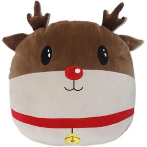 15" Original Soft Plush Sleeping Fox Flat Pillow for Kids