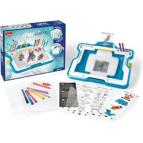 Maped Creativ - Lumi'Board - Light Projection Drawing & Tracing Board - 63 Piece Set - Enhances Precision - Fun Learning Experience - Boosts Artistic Creativity