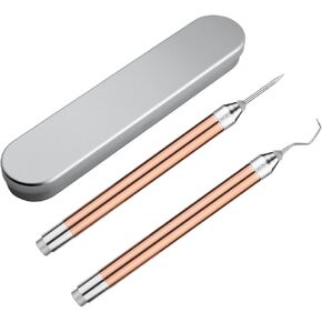 2pcs Led Weeding Tools for Vinyl, Lighted Vinyl Weeding Tool with Hook Craft Weeding Tools for Removing Iron on Vinyl Paper Scrapbooking Cutting Cameos DIY Craft
