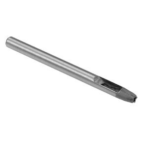 Leather Hole Punch - [5mm] 45# Steel Punch Cutter Tool Star Hollow Punching for Belt Leather Craft Clothes Use, 100mm / 4" Long