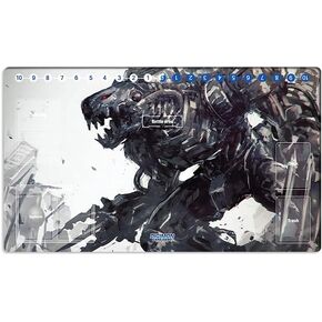 New Mlikemat DTCG Duel Playmat Digimon Machinedramon Anime Trading Card Game Mat & Card Zones + Free Bag