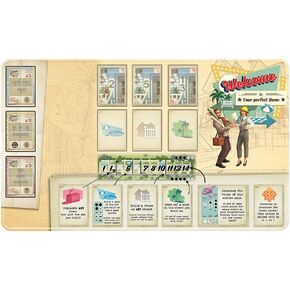 Welcome To Playmat (14"x24") for 2 Players, Ages 18+
