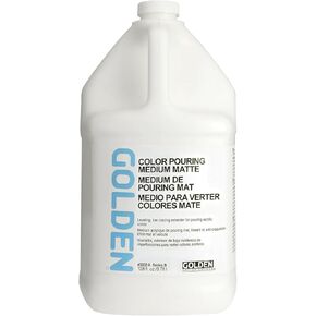 Golden Artist Colors Color Pouring Medium, Matte Finish, 128 Ounce Bottle (3502-7)