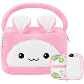 حمل العلبة المتوافقة مع Leapfrog Leapland Adventures Learning Video Game ، Pink