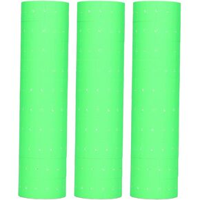 30 Rolls 15000 Price Gun Labels, Pricing Labels Single Row Price Gun Tag for Mx-5500 M5500 Fluorescent Green Price Marker Stickers