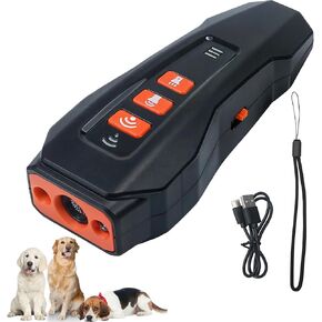 Barks No More Dog Training Device, Ultrasonic Barking Control Whistle Silencer Deterrent Stopper Repeller Aid Safe Pet Guard Anti Unwanted Whining Behavior Outdoor Indoor Silent Remote Clicker Trainer