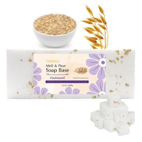 5.2LB Oatmeal Soap Base for Soap Making,DIY Handmade Soap with Oatmeal Milk Melt and Pour Soap for Foap Making Melt and Pour Soap for Soap Making