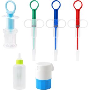 6pcs Pet Piller, Pet Liquid Feeding Syringe, Pill Popper for Cats Dogs, Pill Crusher Dispenser for Pets, Pill Syringe for Cat, Kitten Puppy Bottle Feeding Kit, Pet Feeding Bottle, Kitten Bottle Feeder