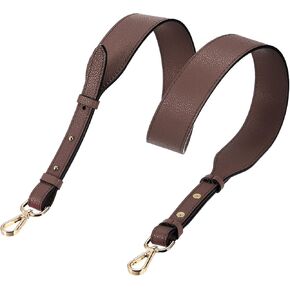 حزام محفظة جلود Uxcell ، أحزمة استبدال Crossbody قابلة للتعديل لحقائب اليد ، كيس الكتف