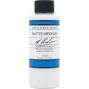 M. Graham & Co. 43-460 M. Graham 4-Ounce Acrylic Medium, Matte