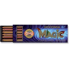 Koh-I-Noor 6 Gioconda 5.6 mm Special Colored Leads. 4376 Magic