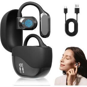 Translation Earbuds, Ai Language Translator Earbuds Real-Time,3-in-1 Language Translation Earbuds,Translator Earphone with 144 Languages for Travel Business Learning (Black)