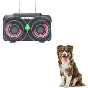 Ultrasonic Dog Bark Deterrent Anti Barking Device with 3 Adjustable Modes - Dog Barking Silencer for Dogs Indoor & Outdoor