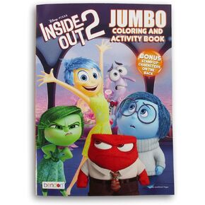 Inside Out 2 Coloring and Activity Book with Stand-Up Character on Back - 64 Pages